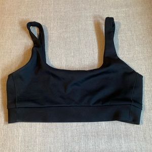 Double scoop top, black, size Medium